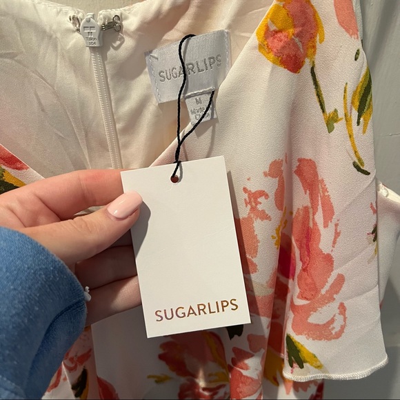 White Spring Floral Maxi Dress - Picture 5 of 10